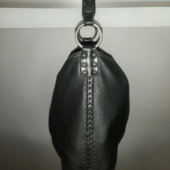 Lucky Brand Black Leather Hobo Bag - Picture 5 of 11